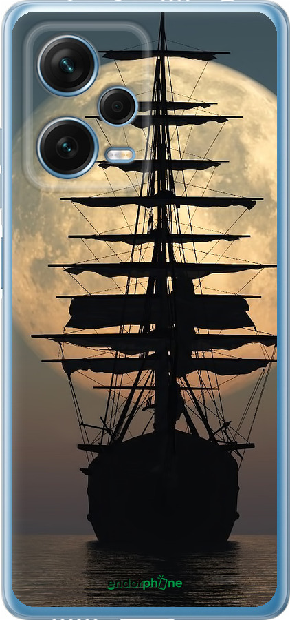 Силіконовий чехол Корабель для Xiaomi Redmi Note 12 Pro+ 5G - 5998u-3612 изображение 