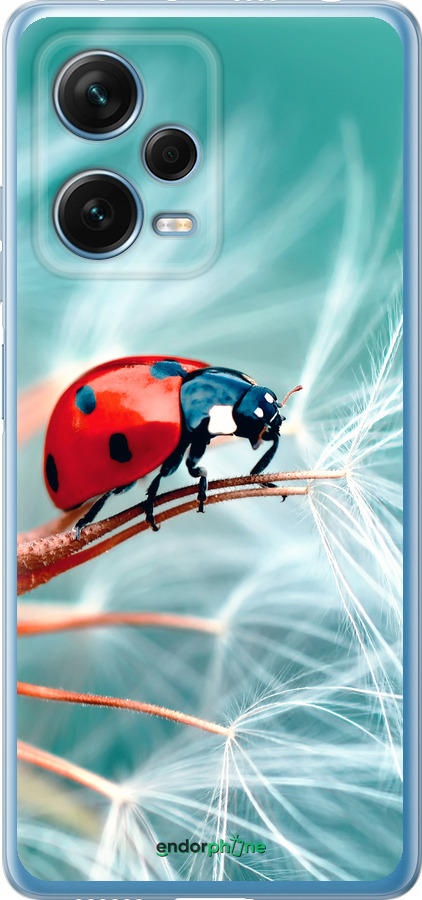 Силиконовый чехол Божья коровка для Xiaomi Redmi Note 12 Pro+ 5G - 6049u-3612 изображение 