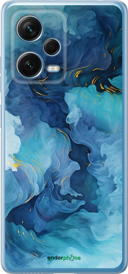 Силиконовый чехол Акварель для Xiaomi Redmi Note 12 Pro+ 5G - 6320u-3612 изображение 