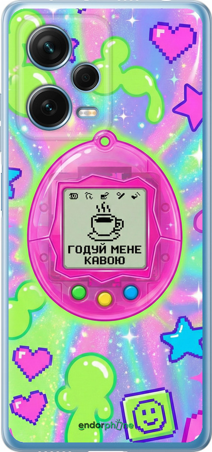 Силіконовий чехол Y2K Aesthetic Retro Pet: Годуй мене кавою для Xiaomi Redmi Note 12 Pro+ 5G - 6784u-3612 изображение 
