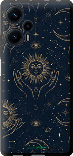 TPU чехол Celestial Harmony: Sun & Moon Gold Mystic Pattern для Xiaomi Redmi Note 12 Turbo - 6778b-3025 изображение 