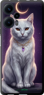 TPU чехол Mystic White Cat Gothic Dark Purple Gold для Xiaomi Redmi Note 12 Turbo - 6805b-3025 изображение 