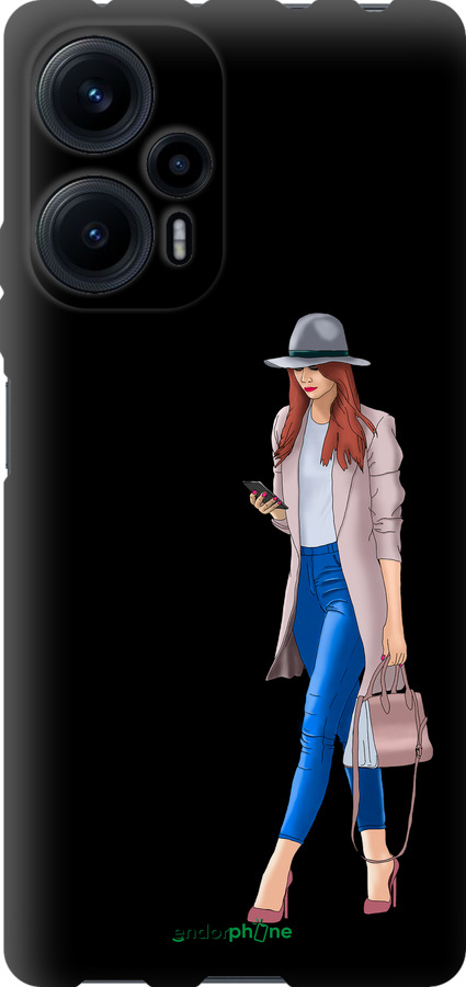 TPU чехол Девушка 1 для Xiaomi Redmi Note 12 Turbo - 4751b-3025 изображение 