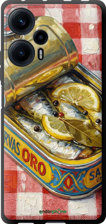 TPU чехол Vintage Sardine Tin Phone для Xiaomi Poco F5 - 6772b-3170 изображение 