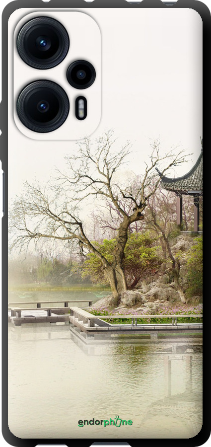 TPU чехол Японский пейзаж для Xiaomi Redmi Note 12 Turbo - 776b-3025 изображение 