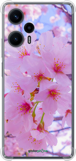 Силіконовий протиударний с посиленими кутами чехол Сакура для Xiaomi Redmi Note 12 Turbo - 6029sp-3025 изображение 
