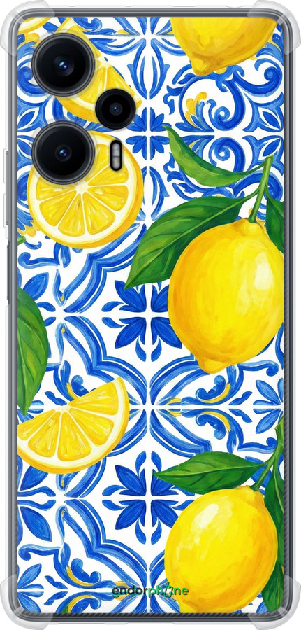 Силіконовий протиударний с посиленими кутами чехол Grocery Girl Italian Summer для Xiaomi Redmi Note 12 Turbo - 6766sp-3025 изображение 