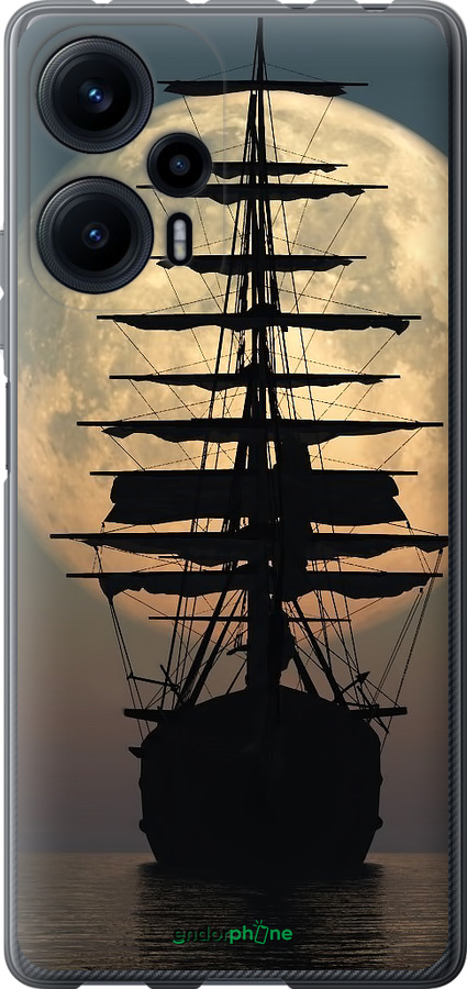 Силіконовий чехол Корабель для Xiaomi Redmi Note 12 Turbo - 5998u-3025 изображение 