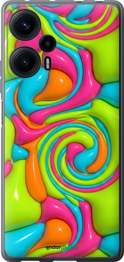 Силіконовий чехол Y2K Jelly Dream для Xiaomi Redmi Note 12 Turbo - 6780u-3025 изображение 