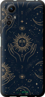 TPU чехол 'Celestial Harmony: Sun & Moon Gold Mystic Pattern' для Xiaomi Redmi Note 12S изображение 6