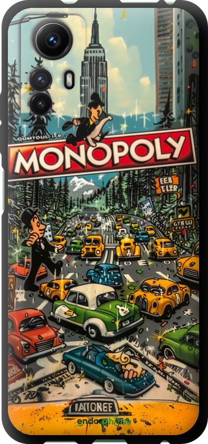 TPU чехол Городской драйв Monopoly для Xiaomi Redmi Note 12S - 6088b-3065 изображение 
