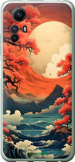 Силиконовый чехол Природа японии для Xiaomi Redmi Note 12S - 6327u-3065 изображение 