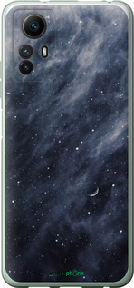 Силиконовый чехол Голубые облака, Голубая луна для Xiaomi Redmi Note 12S - 6398u-3065 изображение 