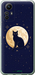 Силиконовый чехол Cute Cat Celestial/Witchy для Xiaomi Redmi Note 12S - 6787u-3065 изображение 
