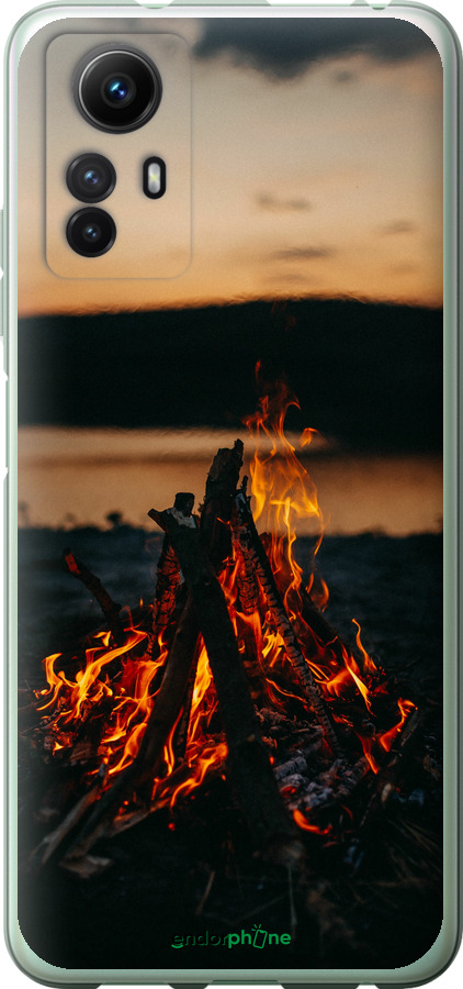 Силіконовий чехол Вогонь для Xiaomi Redmi Note 12S - 6021u-3065 изображение 