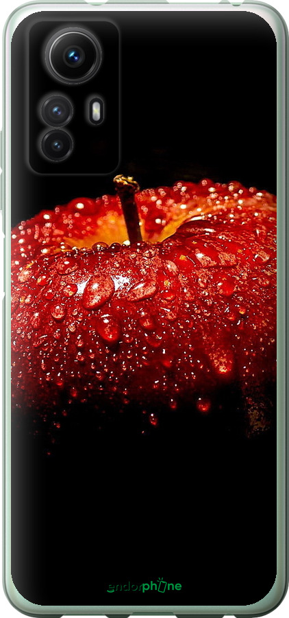 Силіконовий чехол Яблуко для Xiaomi Redmi Note 12S - 6022u-3065 изображение 