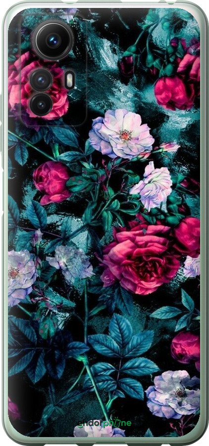Силиконовый чехол Сад и розы для Xiaomi Redmi Note 12S - 6483u-3065 изображение 