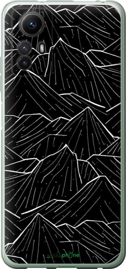 Силиконовый чехол С изображением Темных гор для Xiaomi Redmi Note 12S - 6489u-3065 изображение 