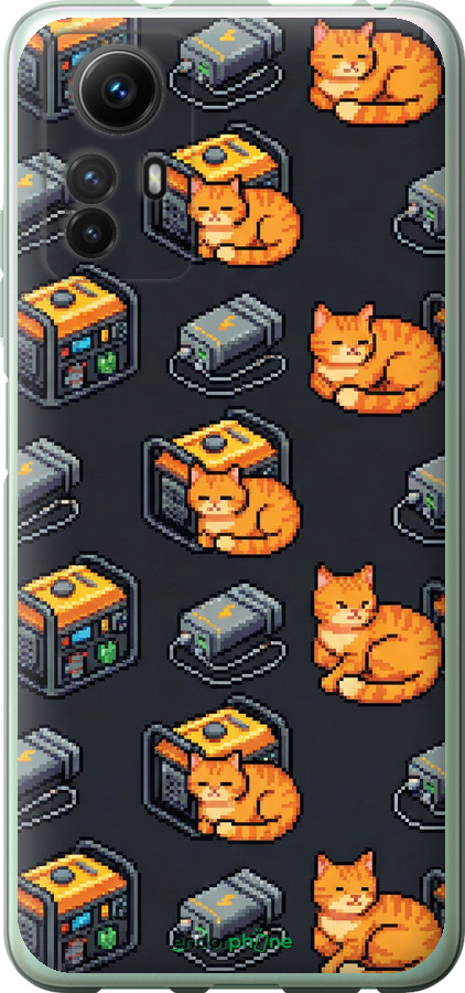 Силиконовый чехол Autonomous Zone для Xiaomi Redmi Note 12S - 6771u-3065 изображение 