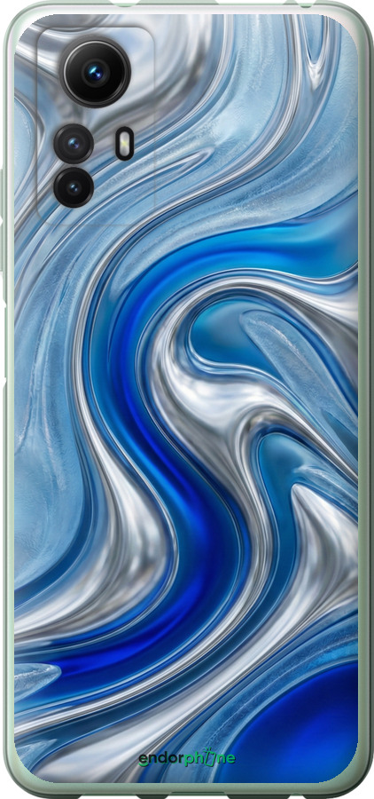 Силіконовий чехол Liquid Chrome для Xiaomi Redmi Note 12S - 6781u-3065 изображение 