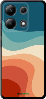 TPU чехол У стилі ретро з хвилями для Xiaomi Redmi Note 13 4G - 6531b-3654 изображение 