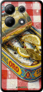 TPU чехол Vintage Sardine Tin Phone для Xiaomi Redmi Note 13 4G - 6772b-3654 изображение 
