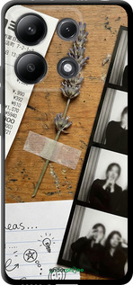 TPU чехол Aesthetic Scrapbook Collage для Xiaomi Redmi Note 13 4G - 6773b-3654 изображение 