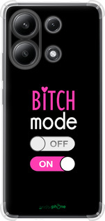 Силикон с усиленными углами чехол Bitch mode для Xiaomi Redmi Note 13 4G - 4548sp-3654 изображение 