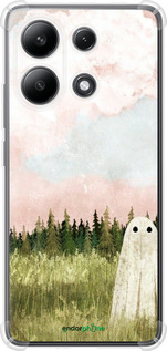Силикон с усиленными углами чехол Привидение для Xiaomi Redmi Note 13 4G - 6401sp-3654 изображение 