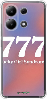 Силикон с усиленными углами чехол 'Aesthetic Aura Gradient 777 Lucky Energy' для Xiaomi Redmi Note 13 4G изображение 9
