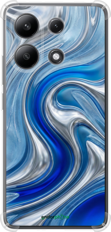 Силіконовий протиударний с посиленими кутами чехол Liquid Chrome для Xiaomi Redmi Note 13 4G - 6781sp-3654 изображение 