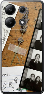 Силіконовий чехол Aesthetic Scrapbook Collage для Xiaomi Redmi Note 13 4G - 6773u-3654 изображение 