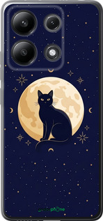 Силіконовий чехол Cute Cat Celestial/Witchy для Xiaomi Redmi Note 13 4G - 6787u-3654 изображение 