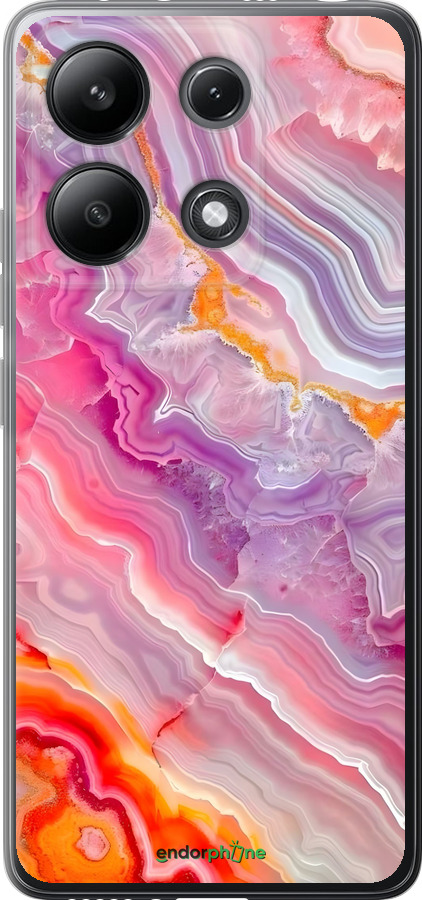 Силиконовый чехол Мрамор 2 для Xiaomi Redmi Note 13 4G - 6307u-3654 изображение 