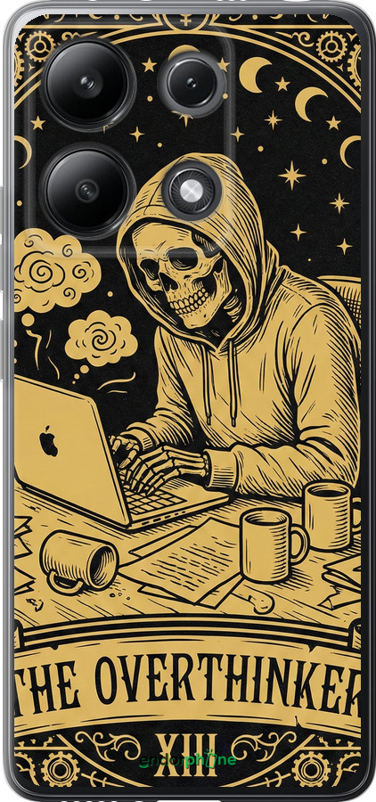 Силиконовый чехол The Overthinker для Xiaomi Redmi Note 13 4G - 6774u-3654 изображение 