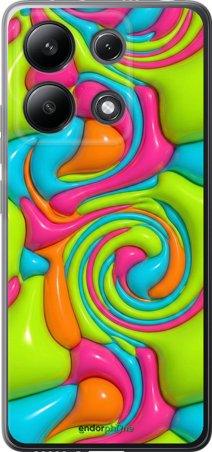 Силиконовый чехол Y2K Jelly Dream для Xiaomi Redmi Note 13 4G - 6780u-3654 изображение 