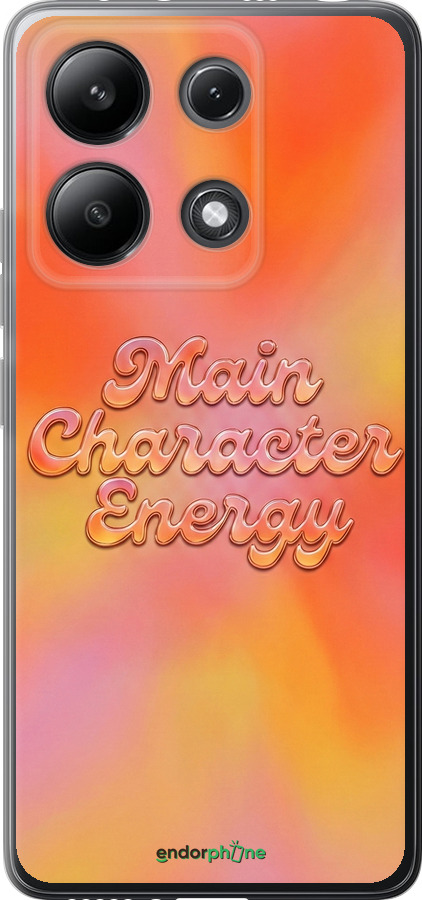 Силіконовий чехол Aura Gradient Main Character Energy Aesthetic Y2K для Xiaomi Redmi Note 13 4G - 6783u-3654 изображение 