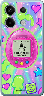 Силіконовий чохол 'Y2K Aesthetic Retro Pet: Годуй мене кавою' для Xiaomi Redmi Note 13 5G зображення 3