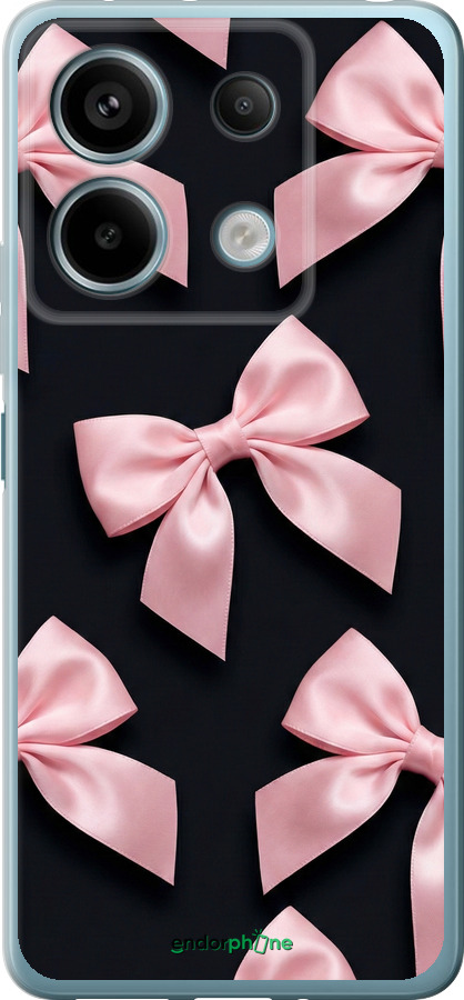 Силіконовий чехол Coquette Ribbons Dark Coquette для Xiaomi Redmi Note 13 5G - 6767u-3346 изображение 