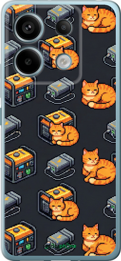 Силіконовий чехол Autonomous Zone для Xiaomi Redmi Note 13 5G - 6771u-3346 изображение 