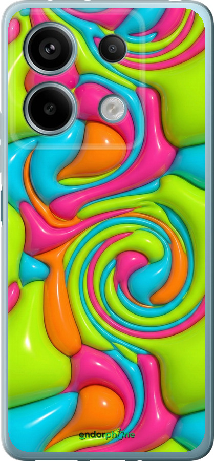 Силиконовый чехол Y2K Jelly Dream для Xiaomi Redmi Note 13 5G - 6780u-3346 изображение 