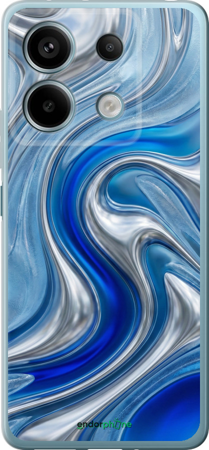 Силиконовый чехол Liquid Chrome для Xiaomi Redmi Note 13 5G - 6781u-3346 изображение 