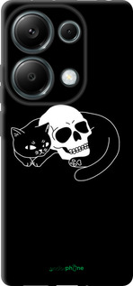 TPU чехол Із зображенням кота та черепа для Xiaomi Poco M6 Pro - 6491b-3452 изображение 