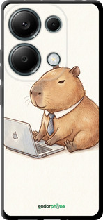 TPU чехол Funny Capybara CEO Working для Xiaomi Redmi Note 14S 4G - 6777b-4028 изображение 