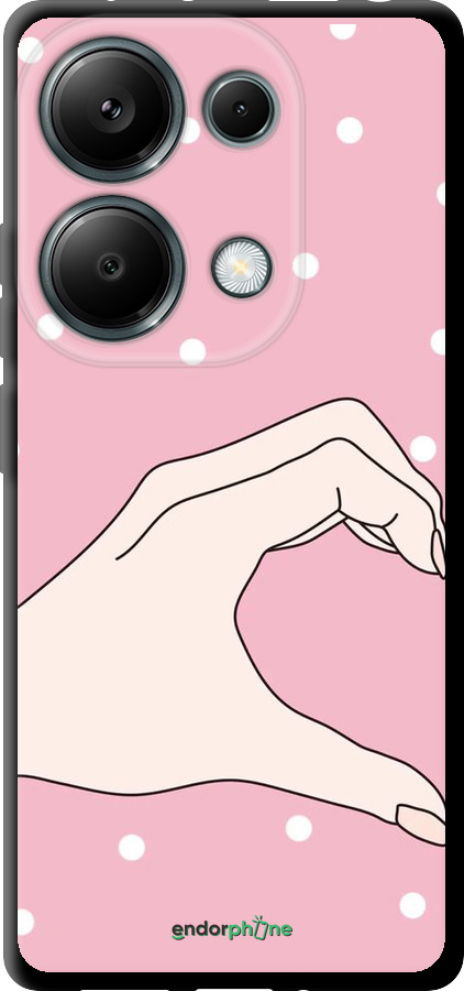 TPU чехол Половинка серця для Xiaomi Redmi Note 13 Pro 4G - 4340b-3653 изображение 