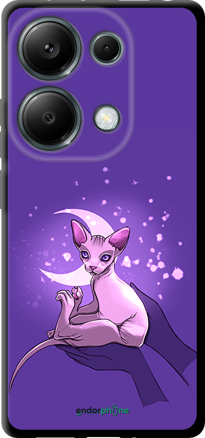 TPU чехол Кот2 для Xiaomi Redmi Note 13 Pro 4G - 4676b-3653 изображение 