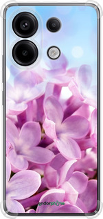 Силіконовий протиударний с посиленими кутами чехол Бузок для Xiaomi Poco M6 Pro - 527sp-3452 изображение 