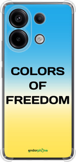 Силіконовий протиударний с посиленими кутами чехол Colors of Freedom для Xiaomi Poco M6 Pro - 5453sp-3452 изображение 
