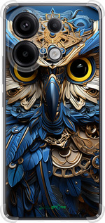 Силикон с усиленными углами чехол Сова v2 для Xiaomi Redmi Note 13 Pro 4G - 5649sp-3653 изображение 