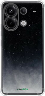 Силикон с усиленными углами чехол Сині хмари, Синій місяць для Xiaomi Redmi Note 13 Pro 4G - 6396sp-3653 изображение 